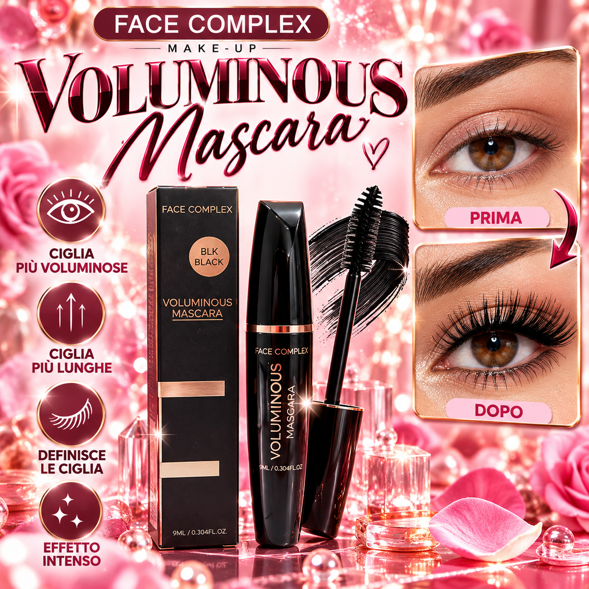 FACE COMPLEX | Voluminous Mascara