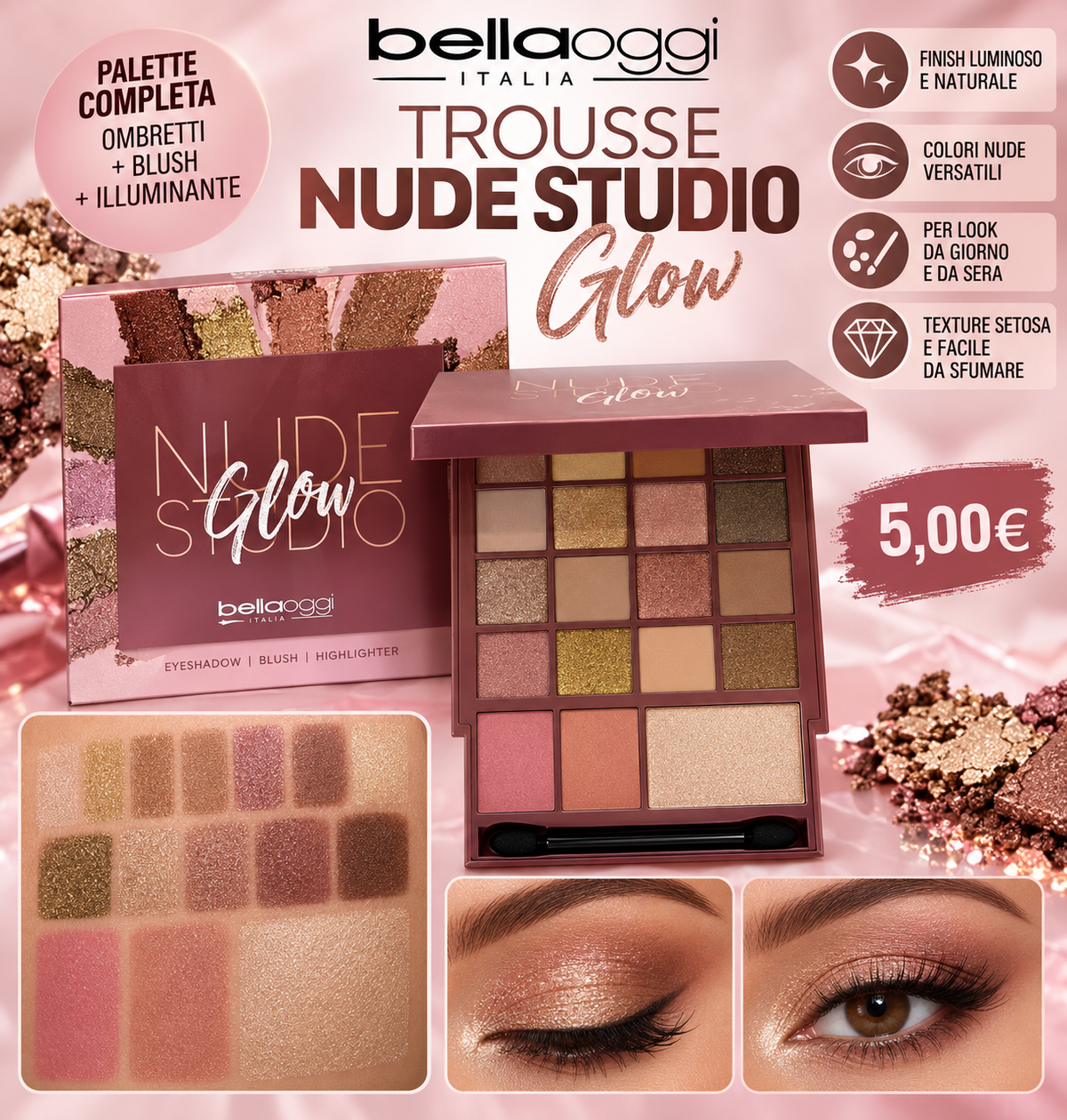 BELLAOGGI TROUSSE NUDE STUDIO GLOW
