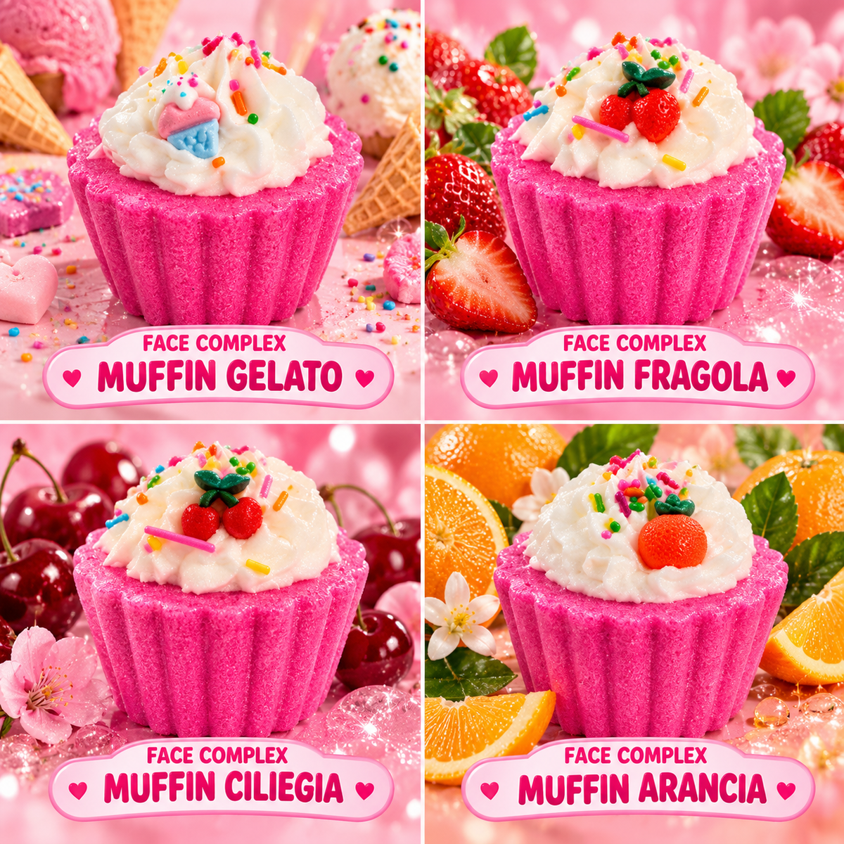 FACE COMPLEX | Muffin bomba da bagno