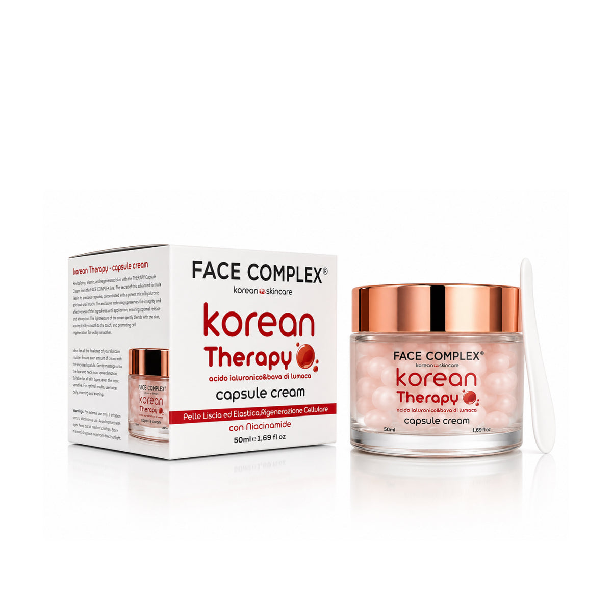 FC KOREAN SKINCARE THERAPY ACIDO + BAVA CAPSULE CREAM 50ML