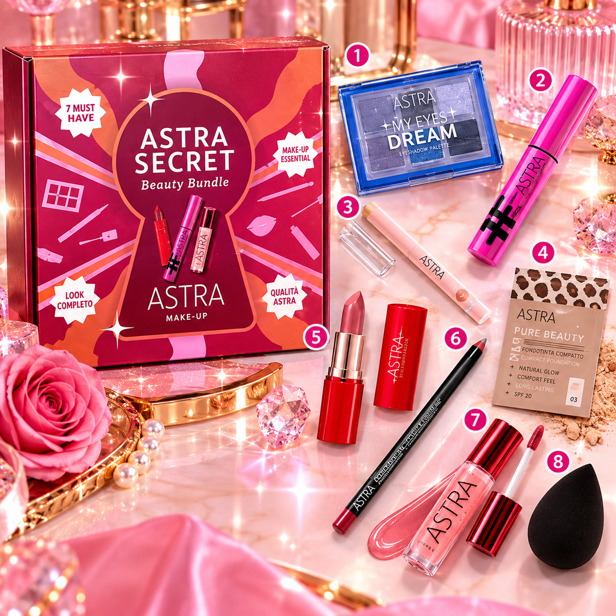 ASTRA MAKEUP COFFRET SECRET BEAUTY BUNDLE