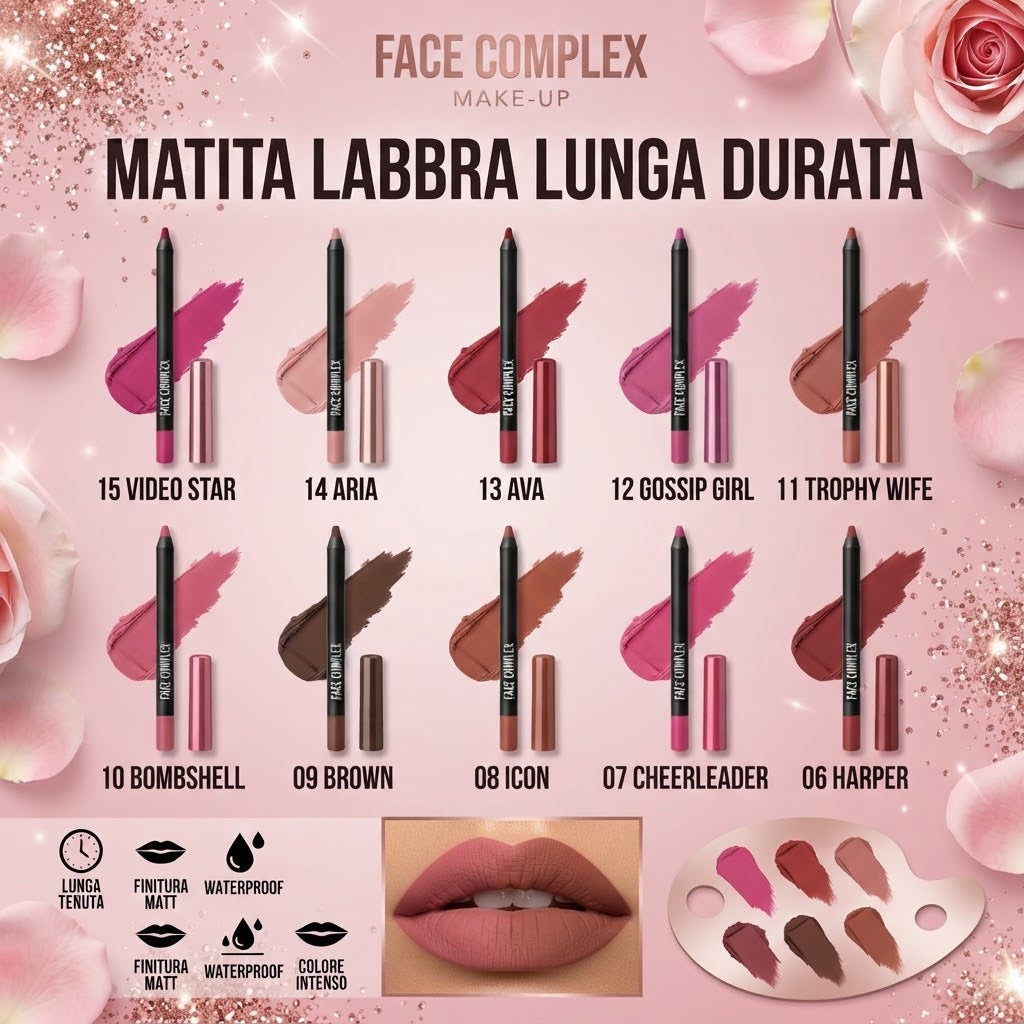 FACE COMPLEX | Matita labbra lunga durata