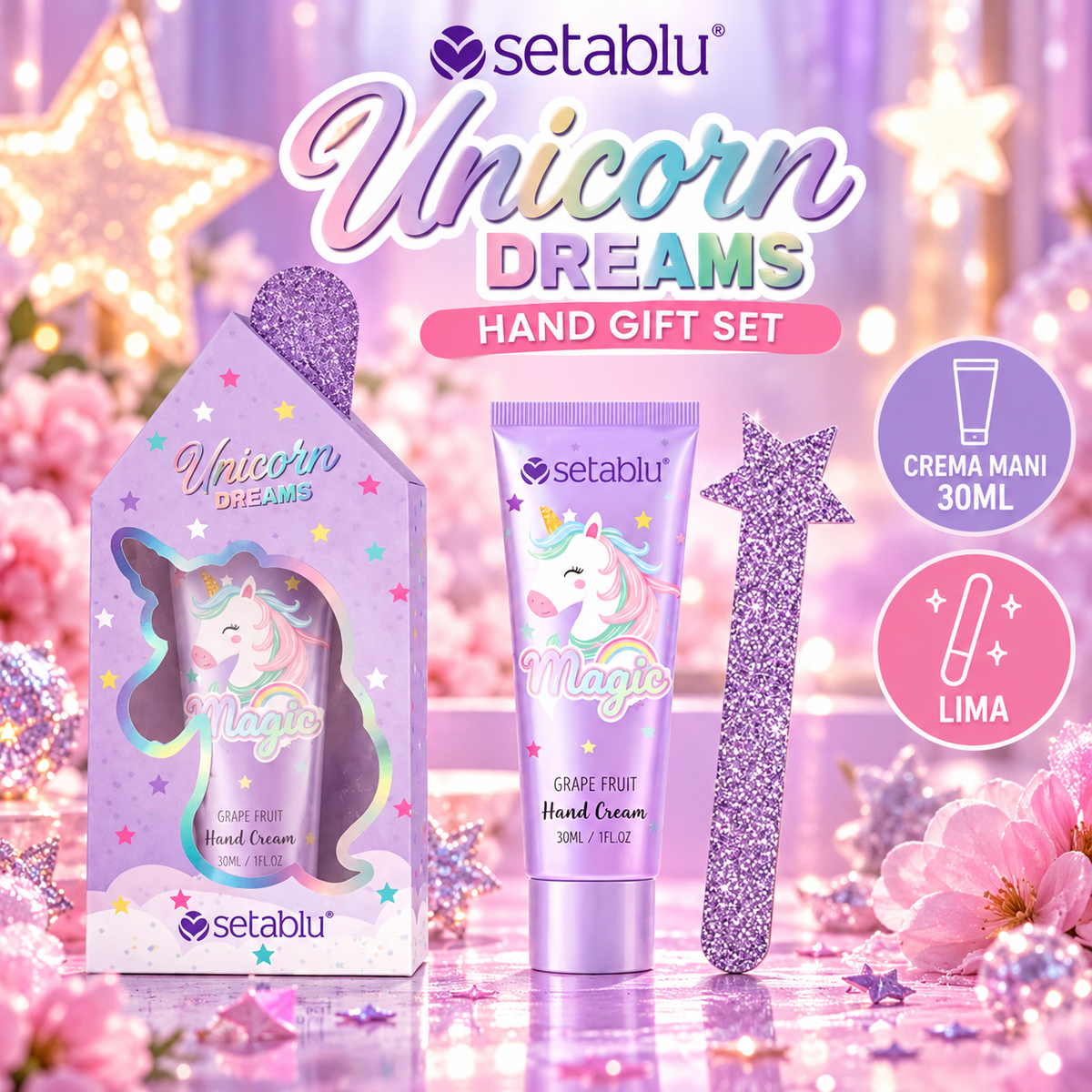 Setablu Unicorn Dreams – Cofanetto Regalo Beauty Unicorno