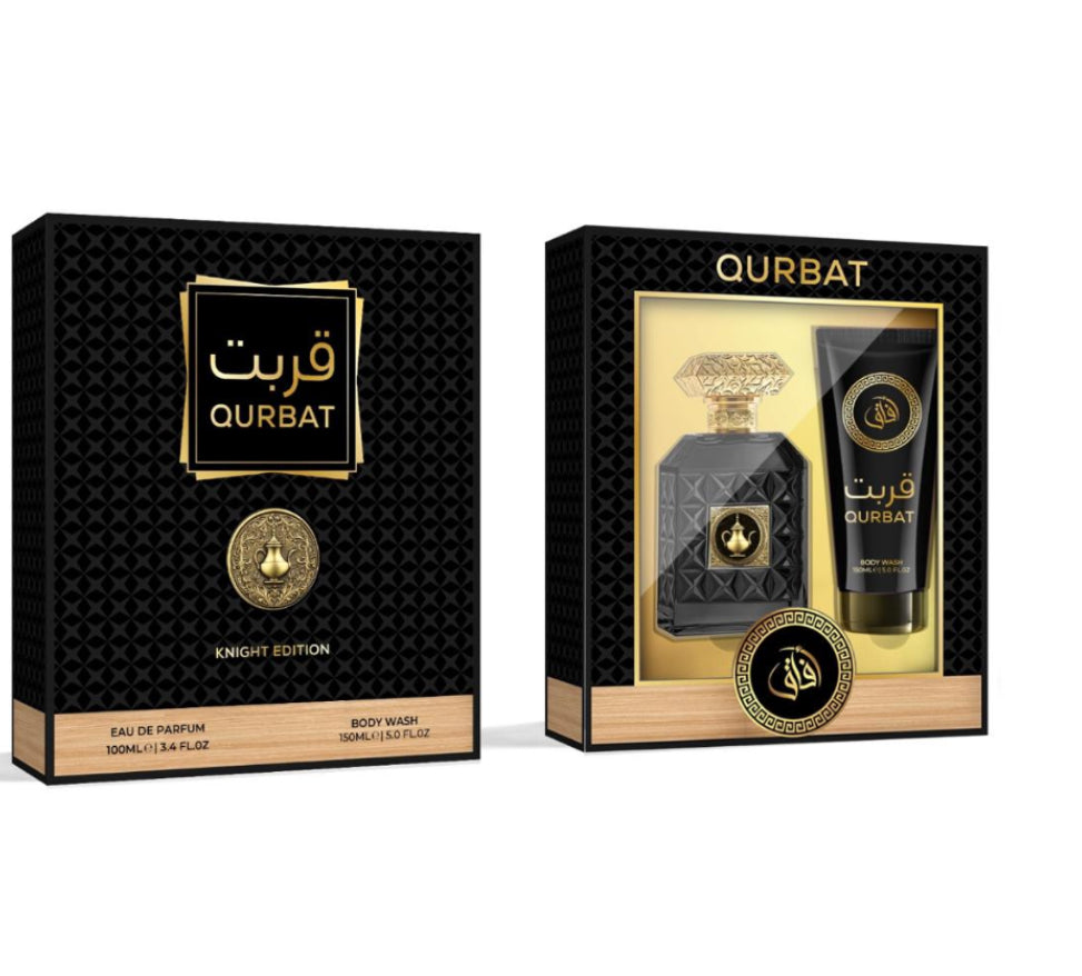 AFAQ GIFT SET QURBAT EDT 100ML+ SHOWER GEL 150ML