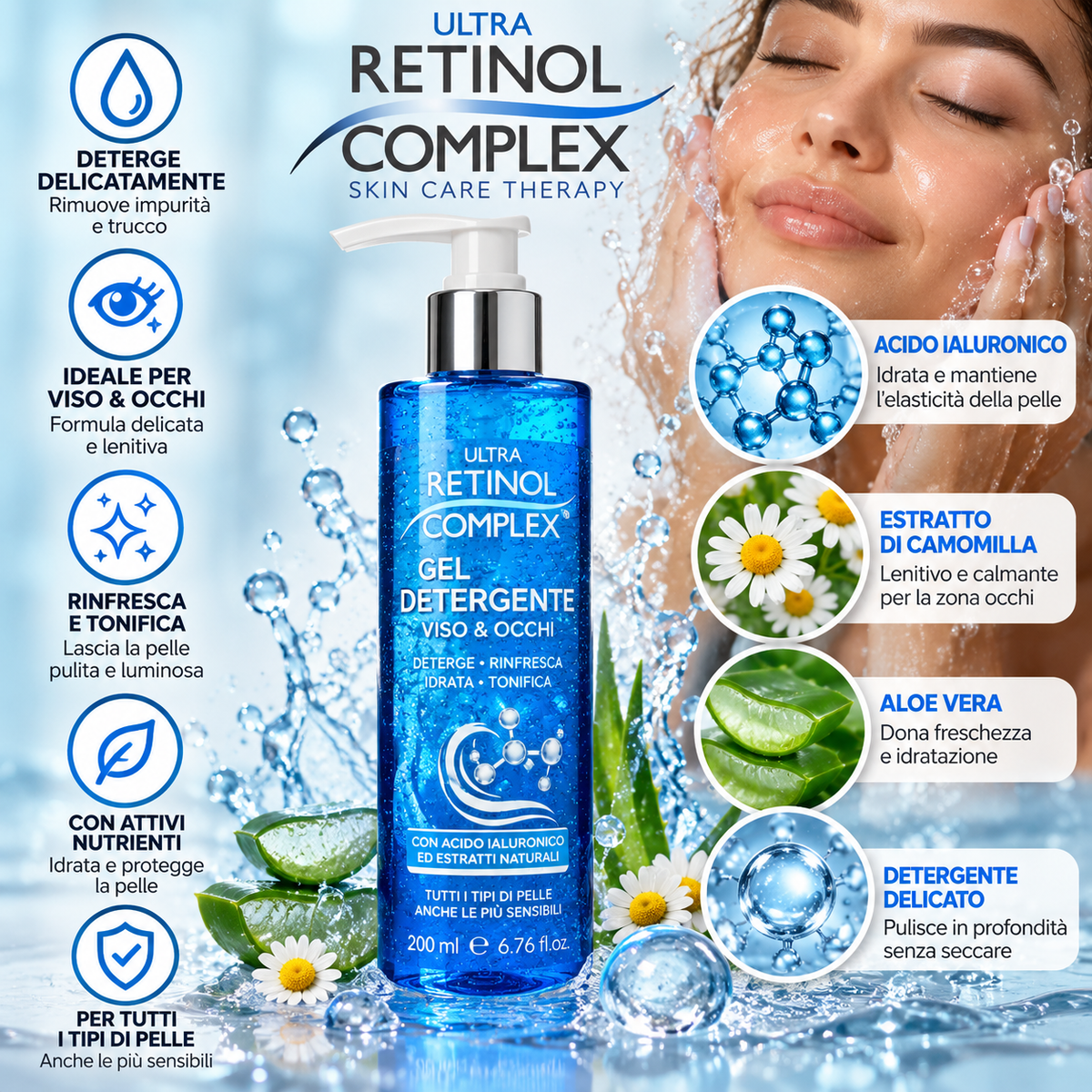 Retinol Complex Acqua Micellare Viso – 200ml