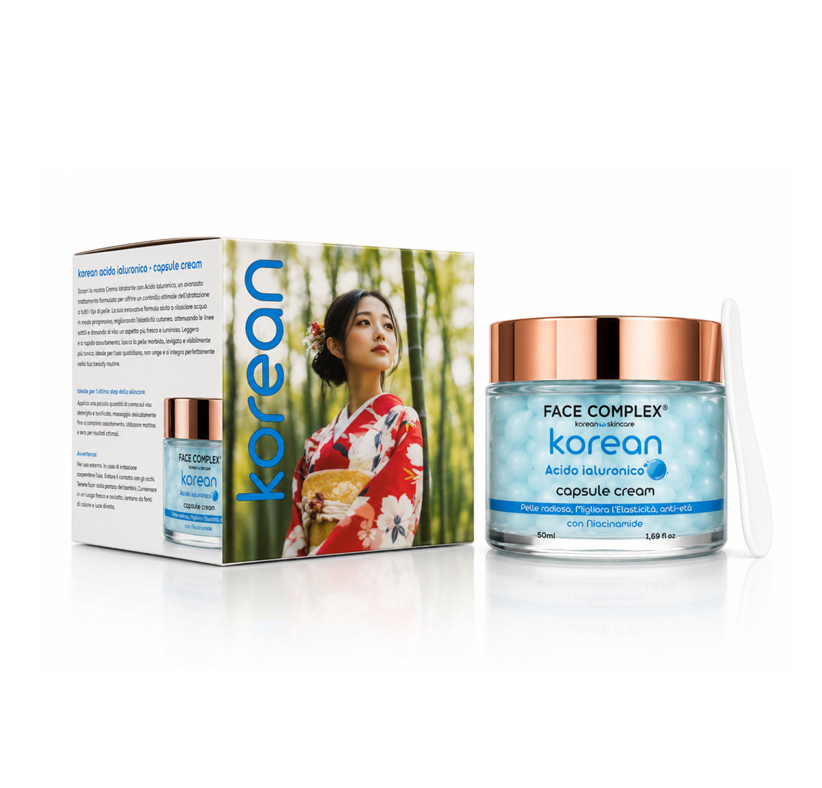 FC KOREAN SKINCARE ACIDO IALURONICO CAPSULE CREAM 50ML
