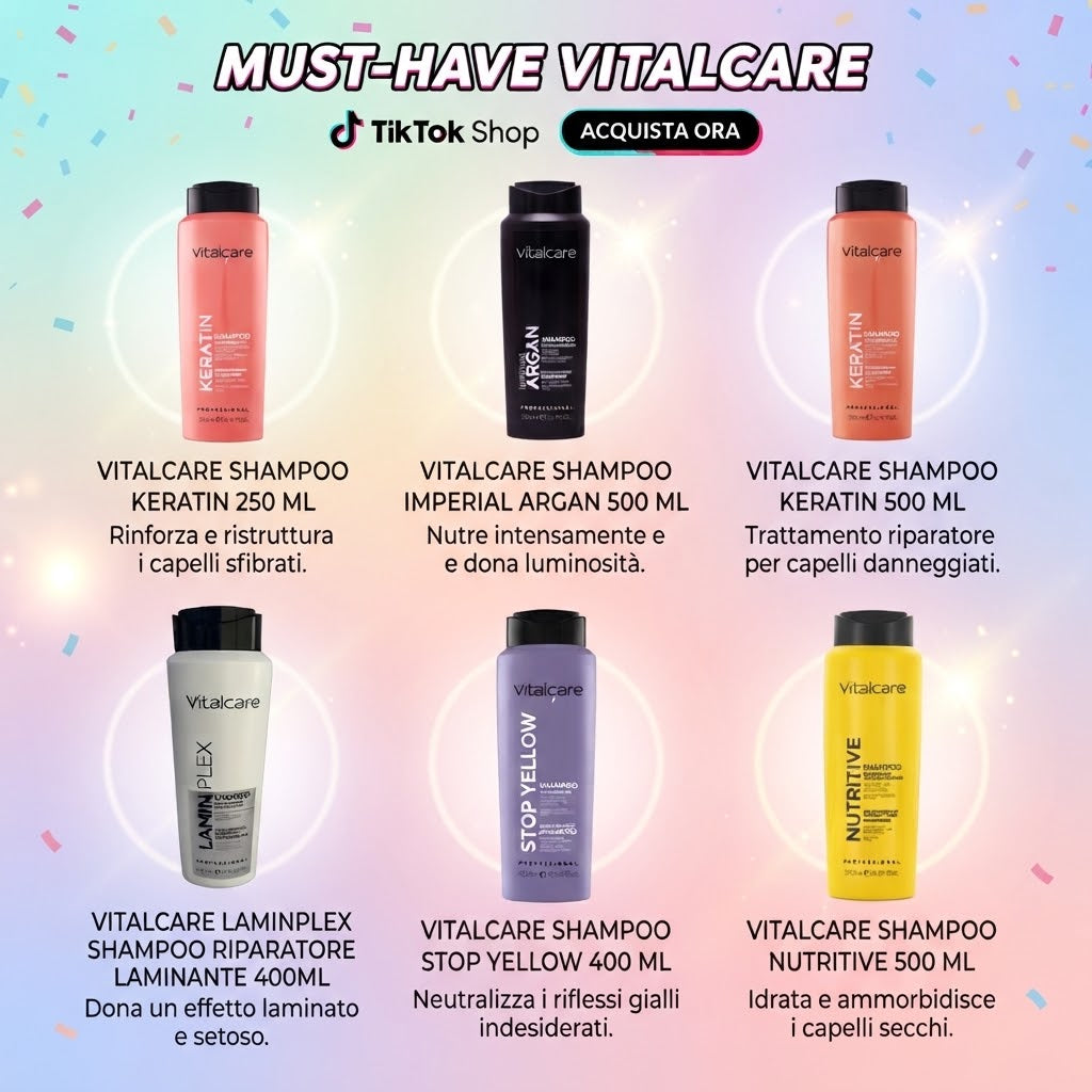 VITAL CARE SHAMPOO Professionale 400/500 ML