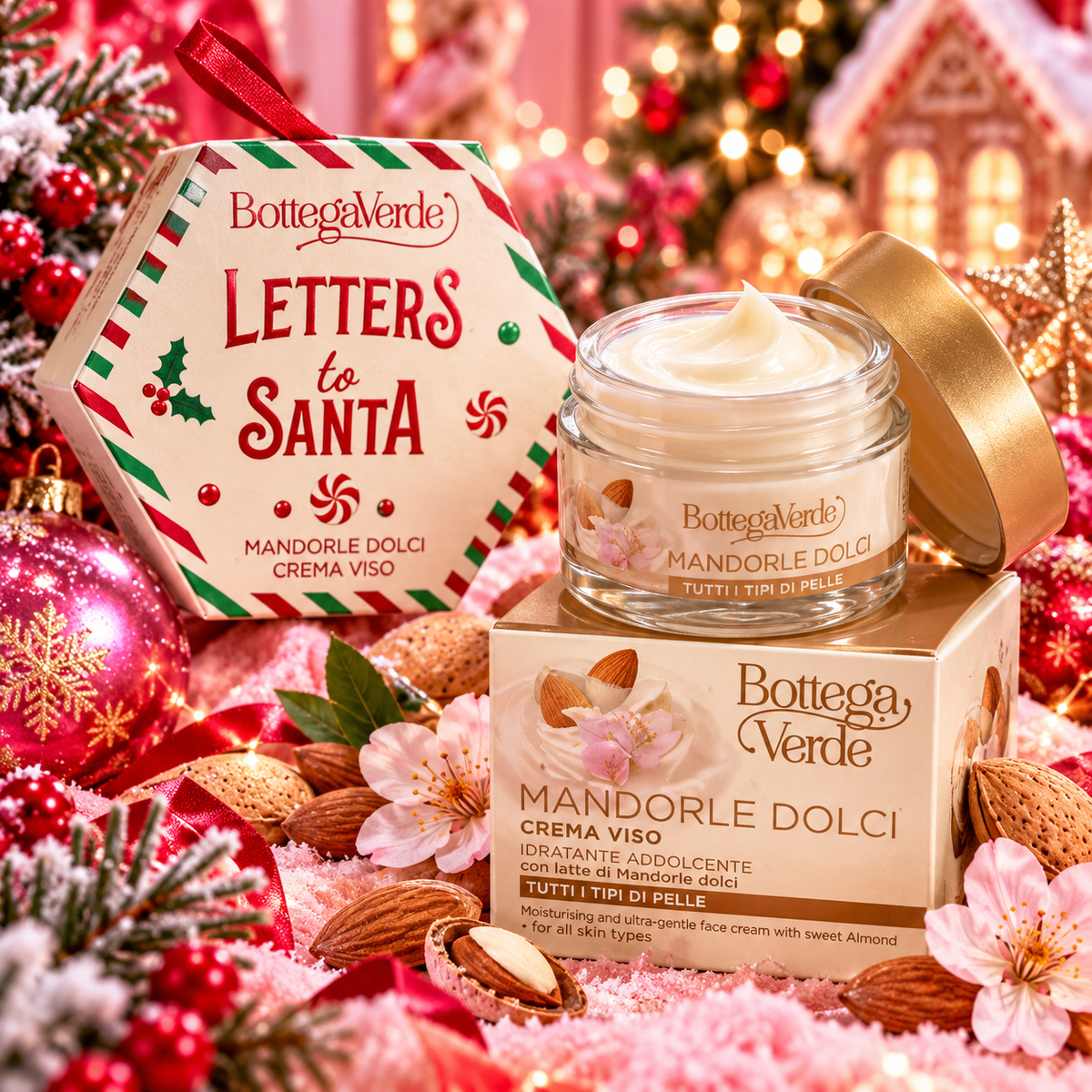 Bottega Verde Mandorle Dolci – Crema Viso “Letters to Santa”