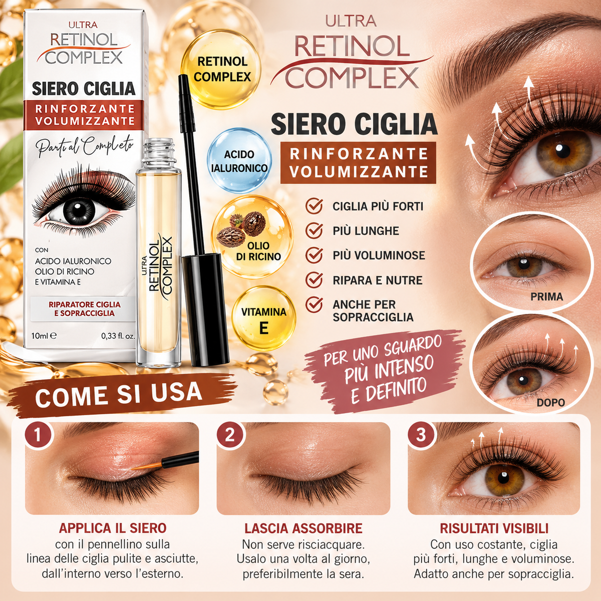SIERO CIGLIA RETINOL COMPLEX