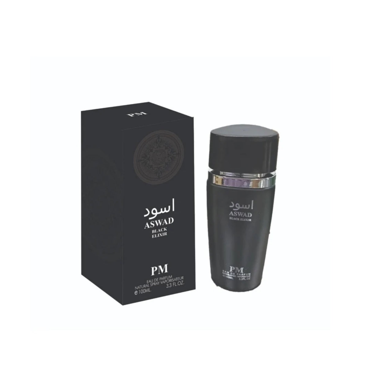PM ASWAD BLACK ELIXIR EDP 100ML EQUIVALENZA: Lattafa Asad Elixir