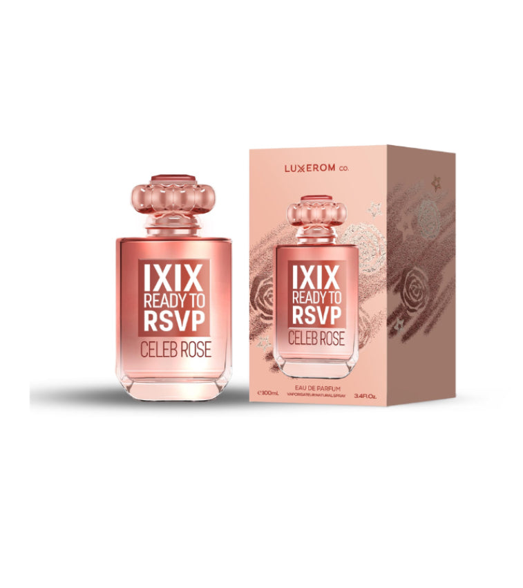 LUXEROM CO. IXIX READY TO RSVP CELEB ROSE EDP 100ML EQUIVALENZA: 212 VIP ROSE