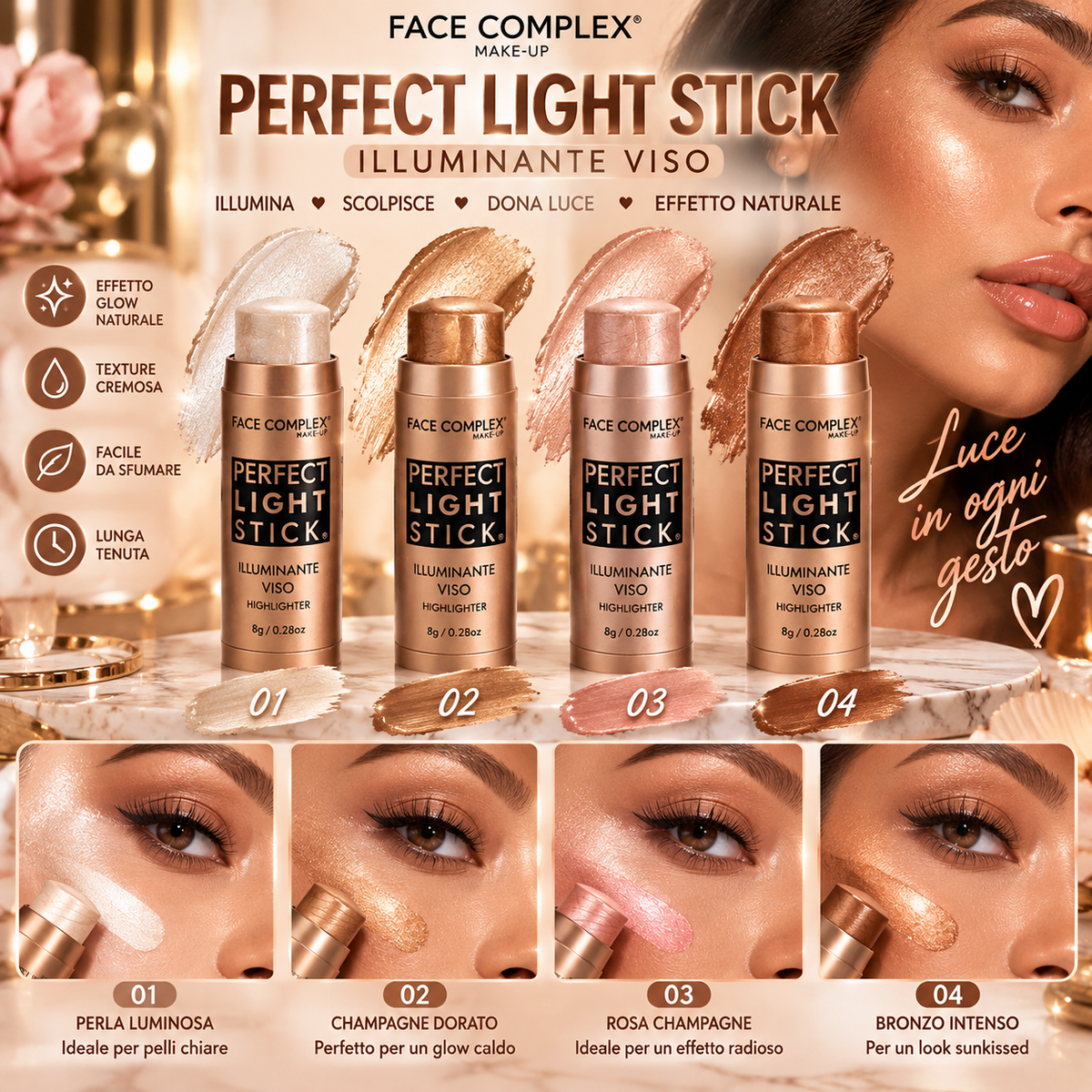 FACE COMPLEX | PERFECT LIGHT STICK ILLUMIANANTE