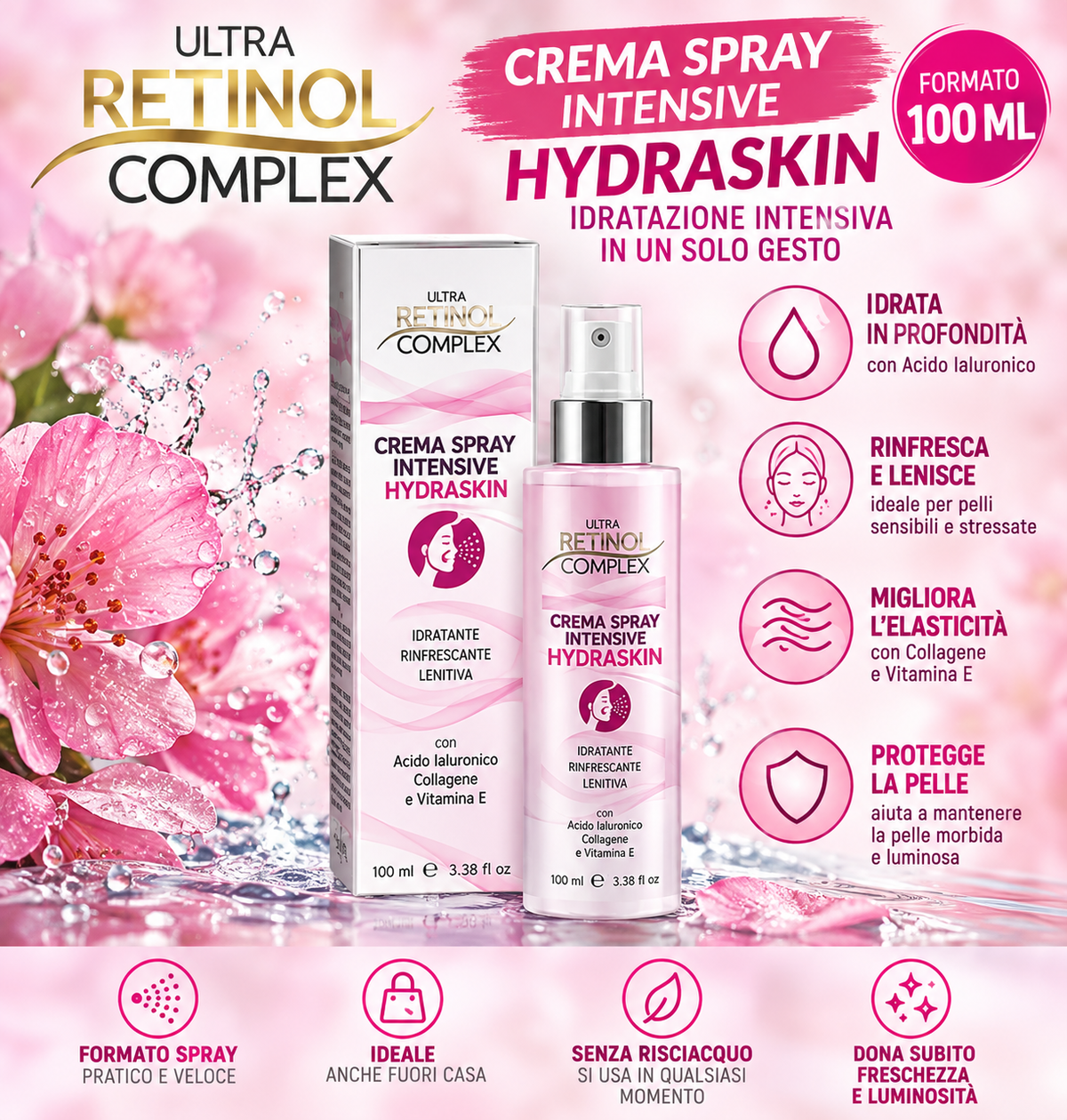 RETINOL COMPLEX | CREMA SPRAY INTENSIVA VISO