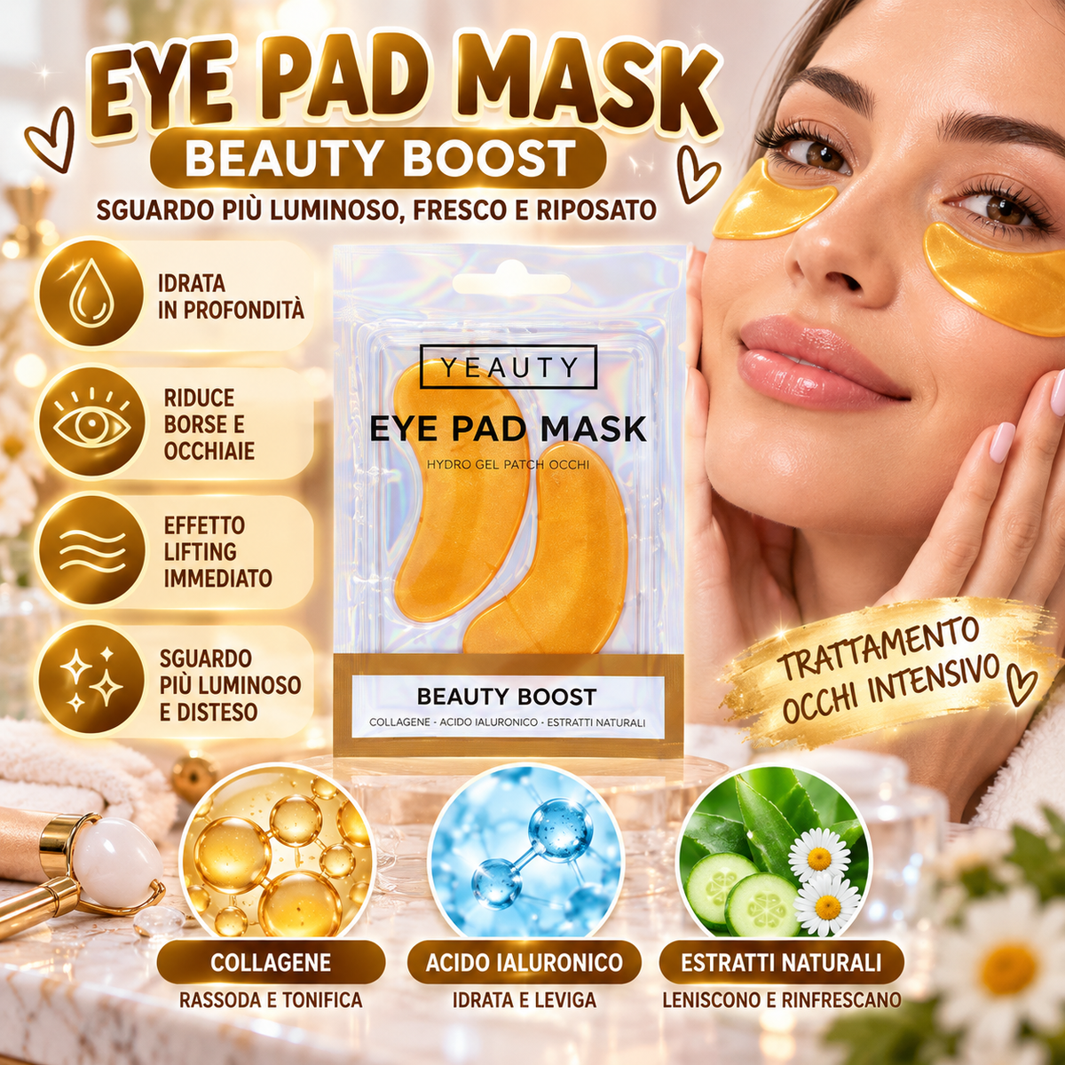 EYE PAD MASK HYDRO GEL BEAUTY