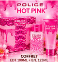 Police Hot Pink Coffret Donna – Eau de Toilette 100 ml + Body Lotion 125 ml