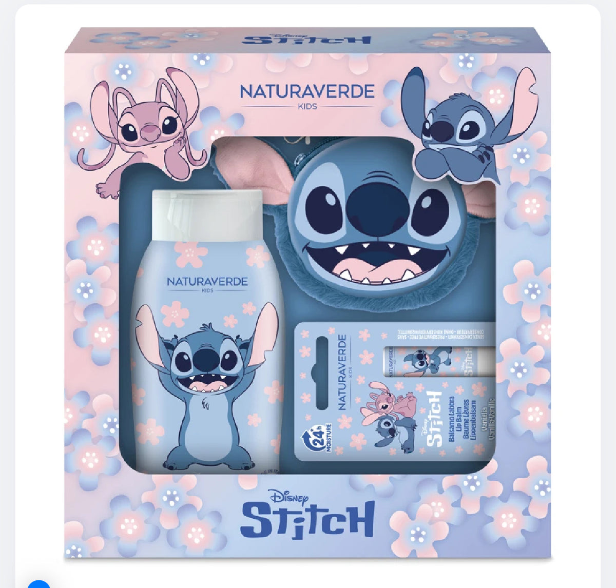 NV DISNEY STITCH FIGT SET PORTACHIAVI DOCCIASHAMPPO 250ml + BURRO + PORTACHIAVI 142593 41456