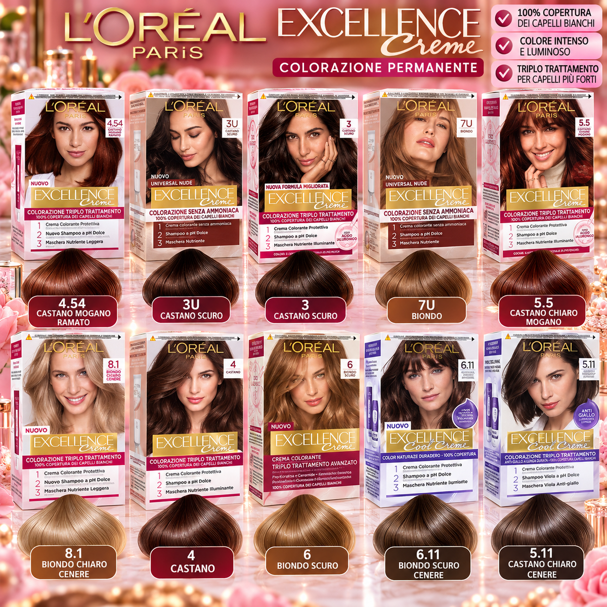 L’OREAL EXCELLENCE CRÈME COLORAZIONE PERMANENTE