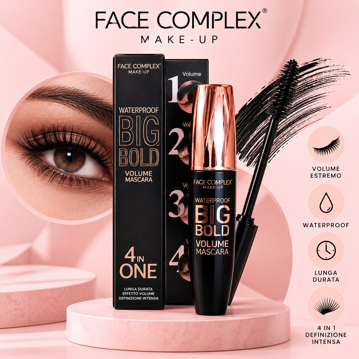 FACE COMPLEX | Mascara Big Bold Nero