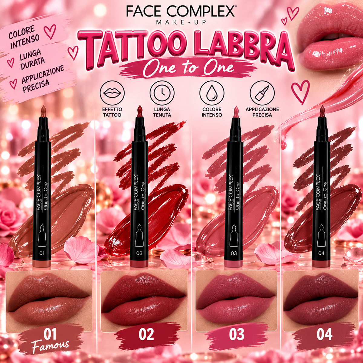 FACE COMPLEX | One to one TATTOO LABBRA