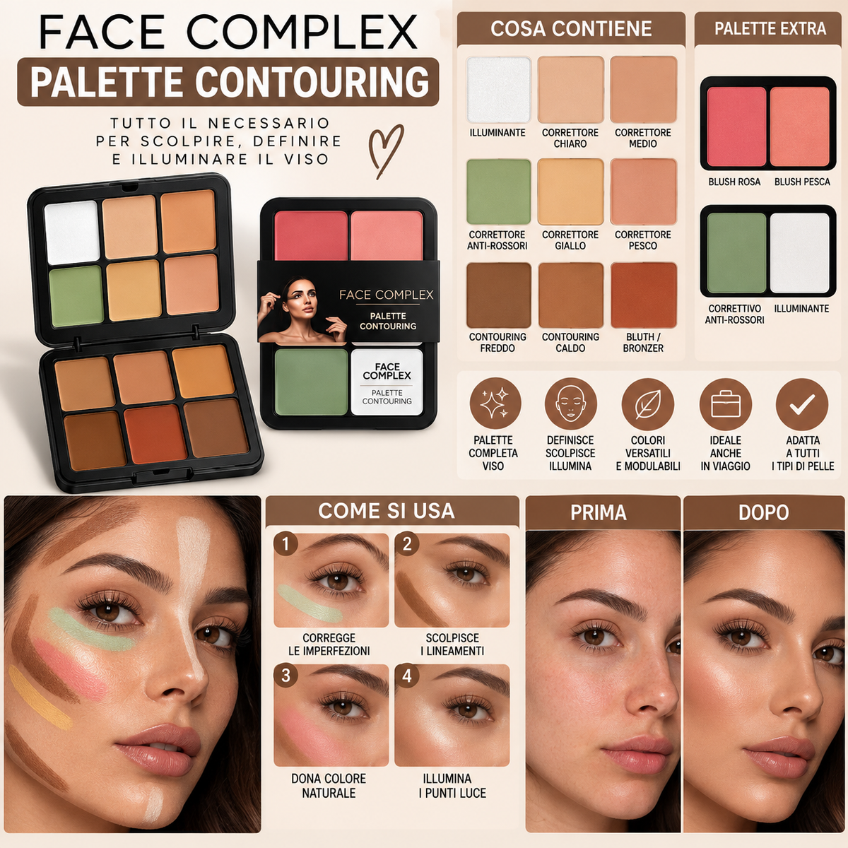 FACE COMPLEX | PALETTE CONTOURING