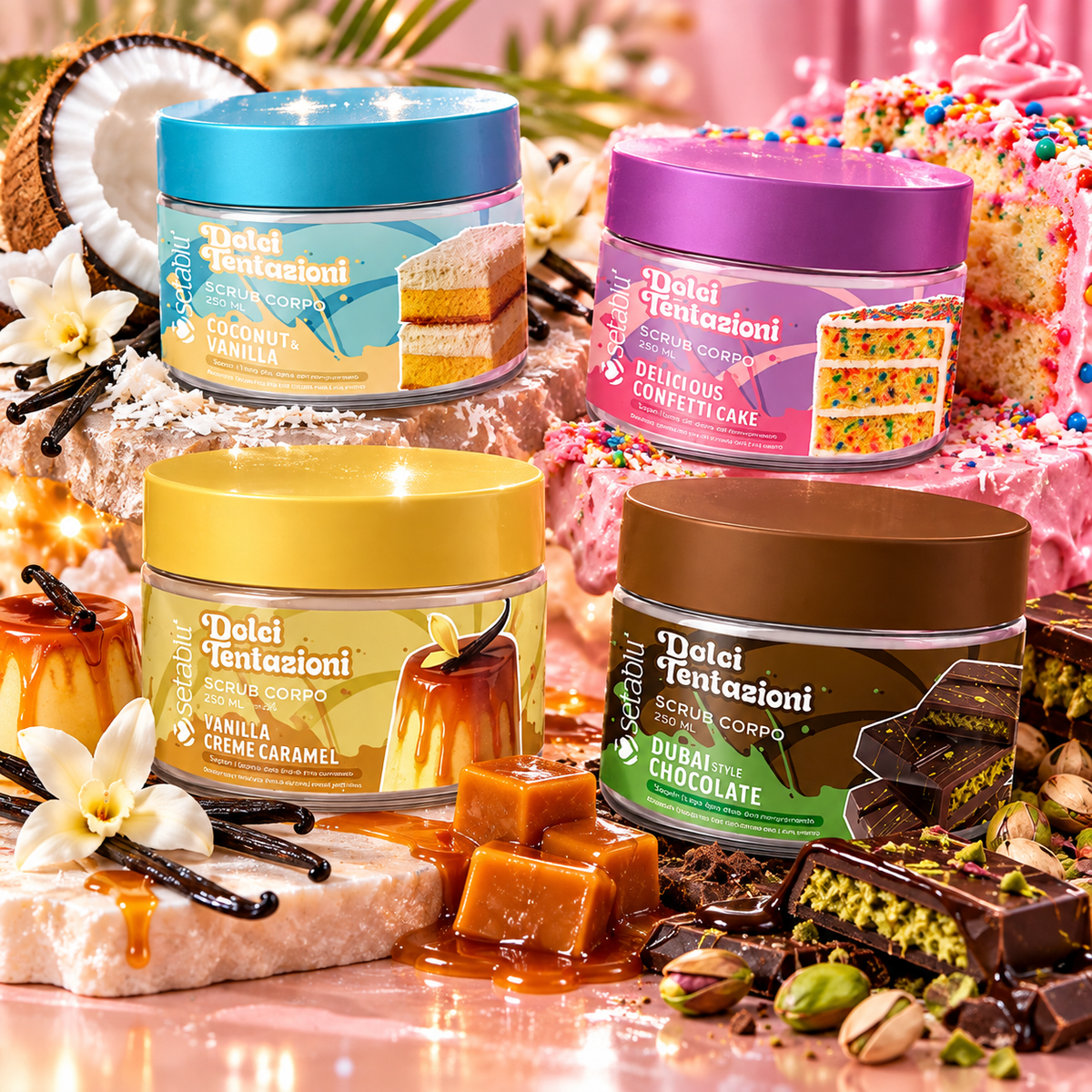 SCRUB CORPO DOLCI TENTAZIONI 250 ml