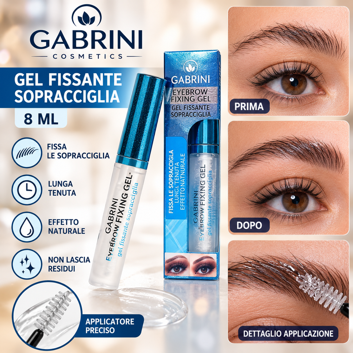 Gabrini Gel Fissante Sopracciglia – 8 ml