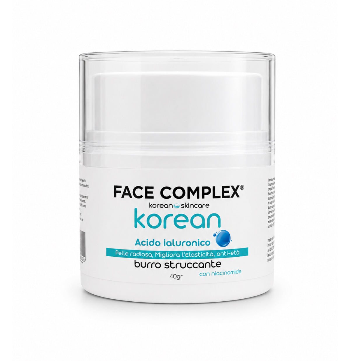 FC KOREAN SKINCARE ACIDO IALURONICO BURRO STRUCCANTE 40GR