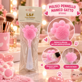 L&F Pulisc Pennelli Manuale in Silicone – Rosa