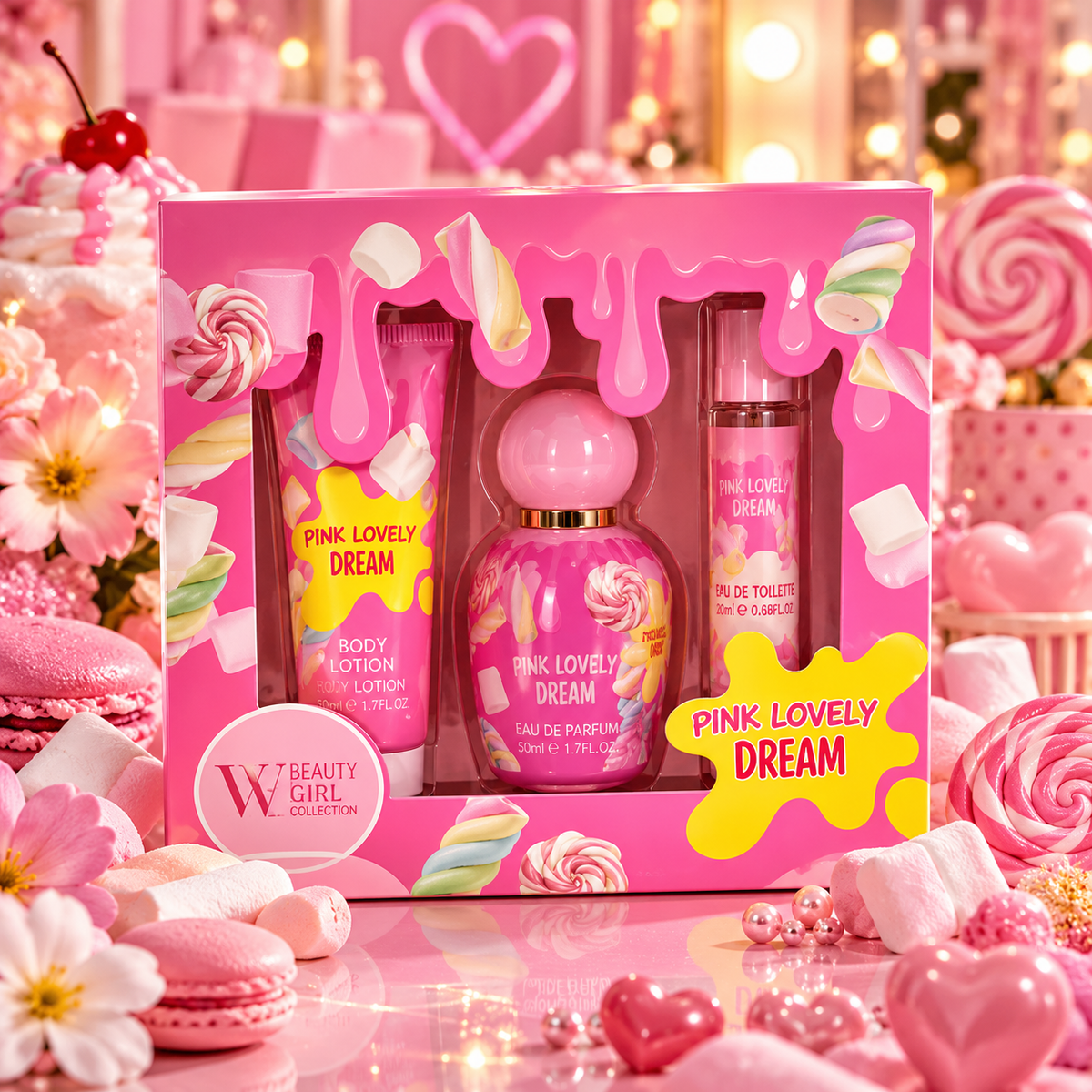 Pink Lovely Dream – Cofanetto Profumo  50 ml + profumo 35 ml& crema mani