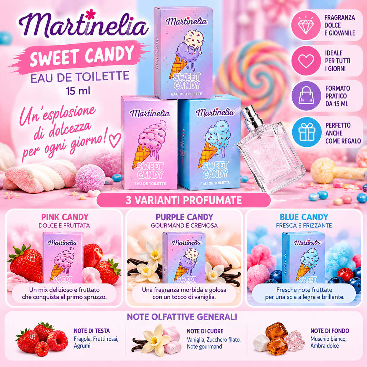 MARTINAELIA PROFUMO ICE CREAM  15 ml