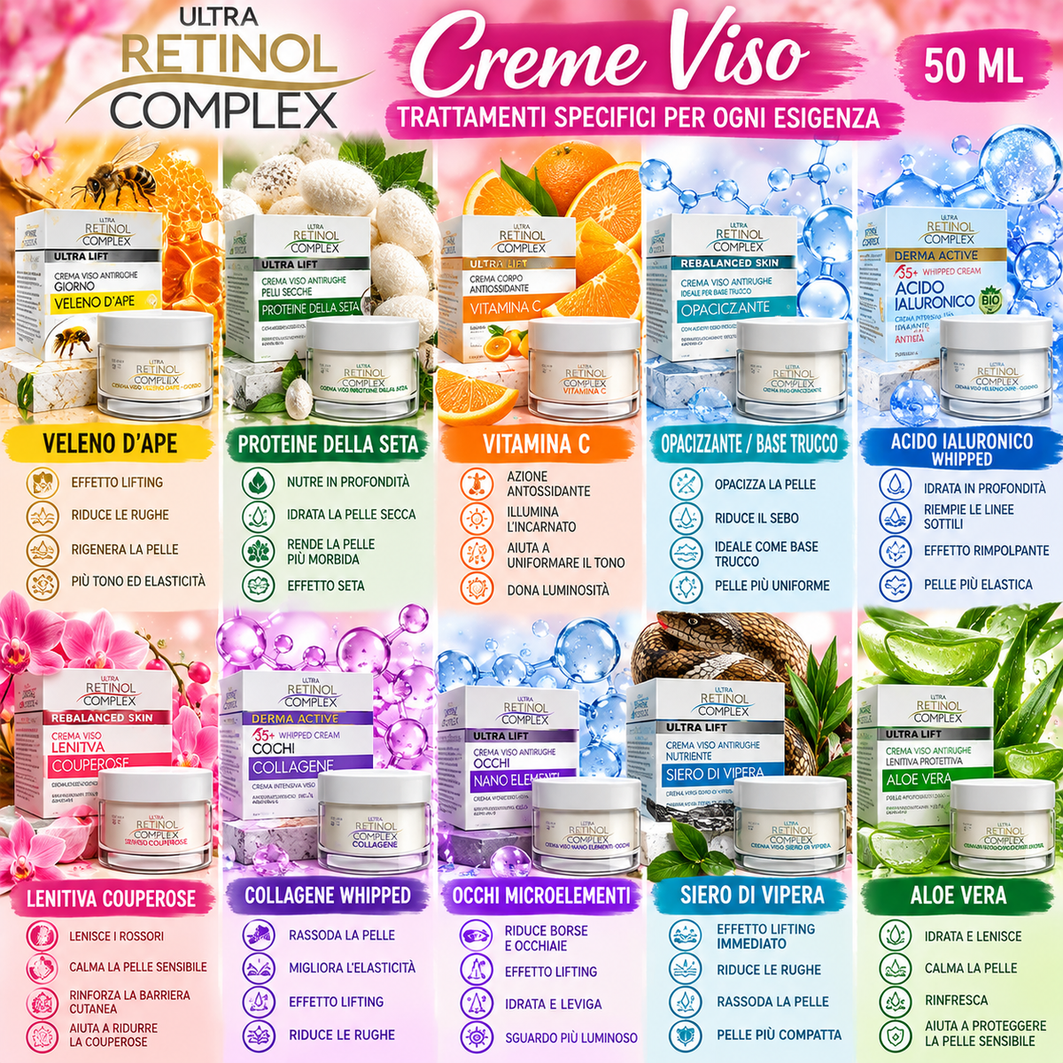 CREME VISO RETINOL COMPLEX | VARIE 50 ml