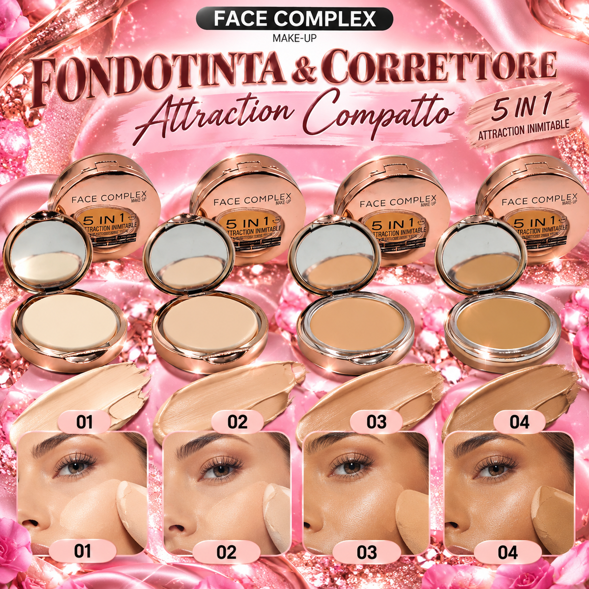 FACE COMPLEX | Fondotinta Compatto