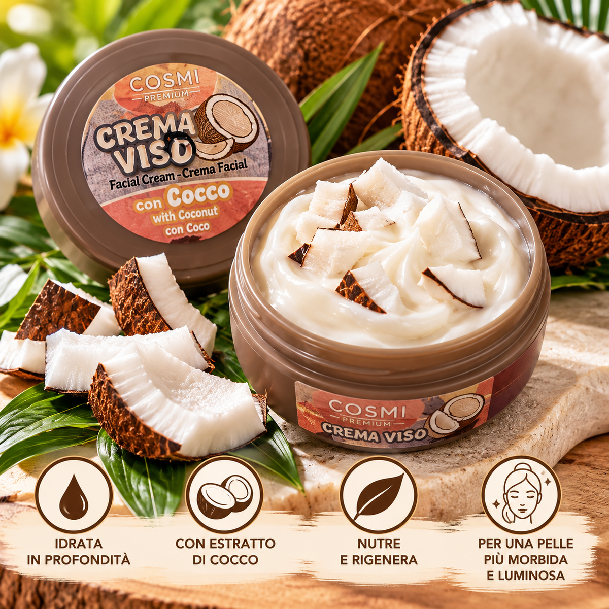 COSMI MINI SIZE CREMA VISO AL COCCO | 30 ml
