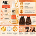 ARC Trattamento Capelli 3 in 1 – Spray Nutriente, Protettivo e Disciplinante 150 m