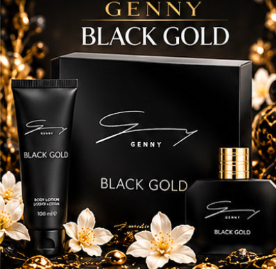 Genny Black Gold Cofanetto Profumo – EDT 100 ml + Body Lotion 100 ml