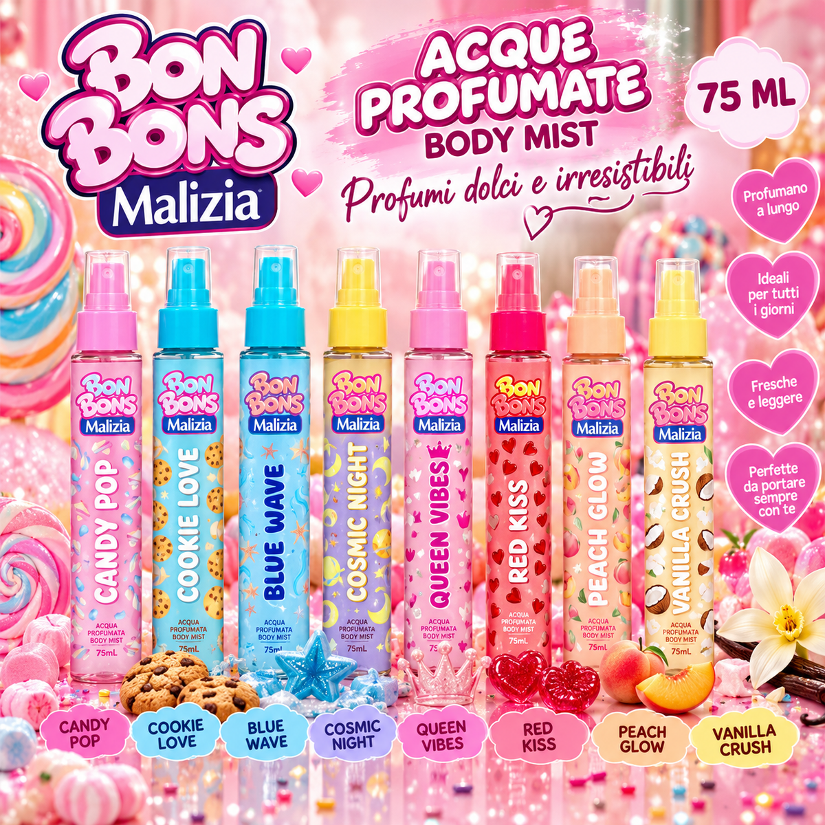 MALIZIA BON BONS ACQUA CORPO 75 ml