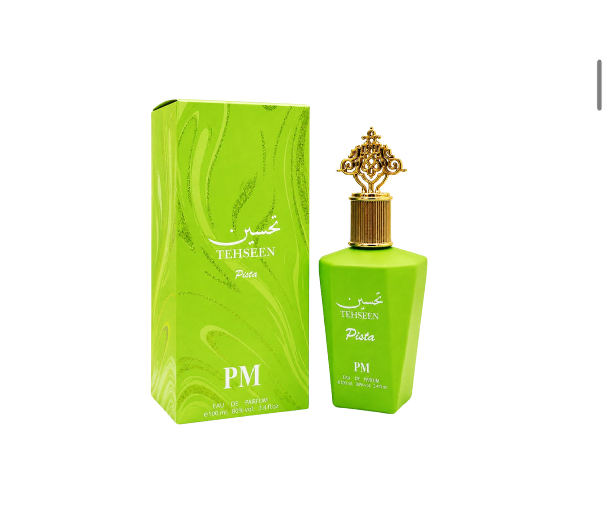 PM TEHSEEN PISTA EDP 100ML EQUIVALENZA:Paris Corner Khair Pistachio
