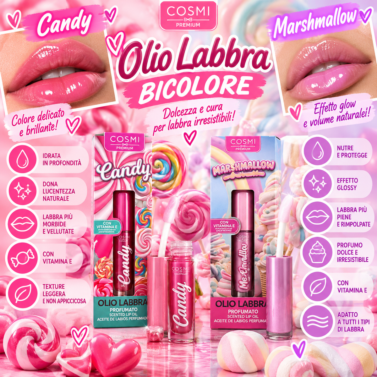 COSMI | Olio labbra bicolore