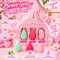 BRAVE GIRLS | casetta con 3 spugnette viso