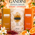 Gandini Elementi Naturali Cofanetto – 2 Shower Gel 400 ml Agrumi e Zafferano
