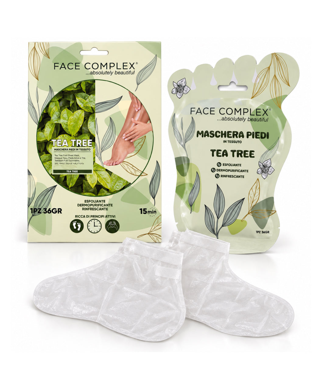 FACE COMPLEX MASCHERA PIEDI IN TESSUTO TEA TREE W 36GR