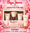 Pepe Jeans London Addictive for Her Coffret – EDP 30 ml + Shower Gel 50 ml + Body Lotion 50 ml