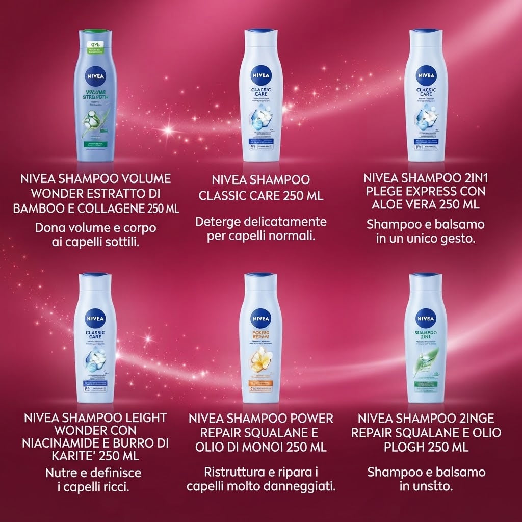 NIVEA SHAMPOO 250 ML