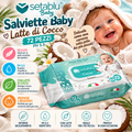 SETABLU | salviette latte di cocco 72pz
