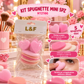 L&F Kit 5 Spugnette Mini Make-Up – H12166