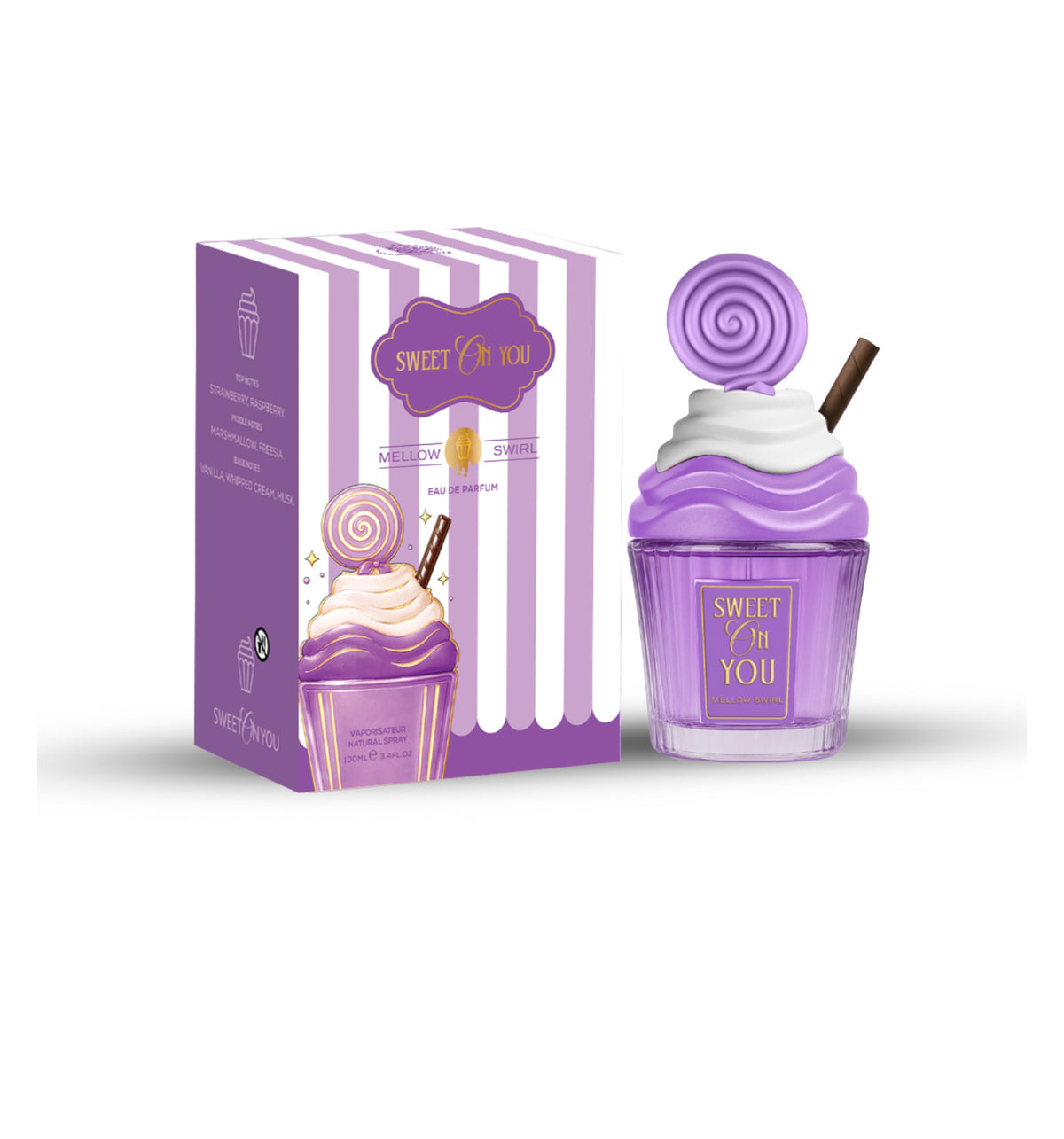 AFAQ SWEET ON YOU MELLOW SWIRL EDP 100ML EQUIVALENZA: LATTAFA GOURMAND MALLOW MADNESS