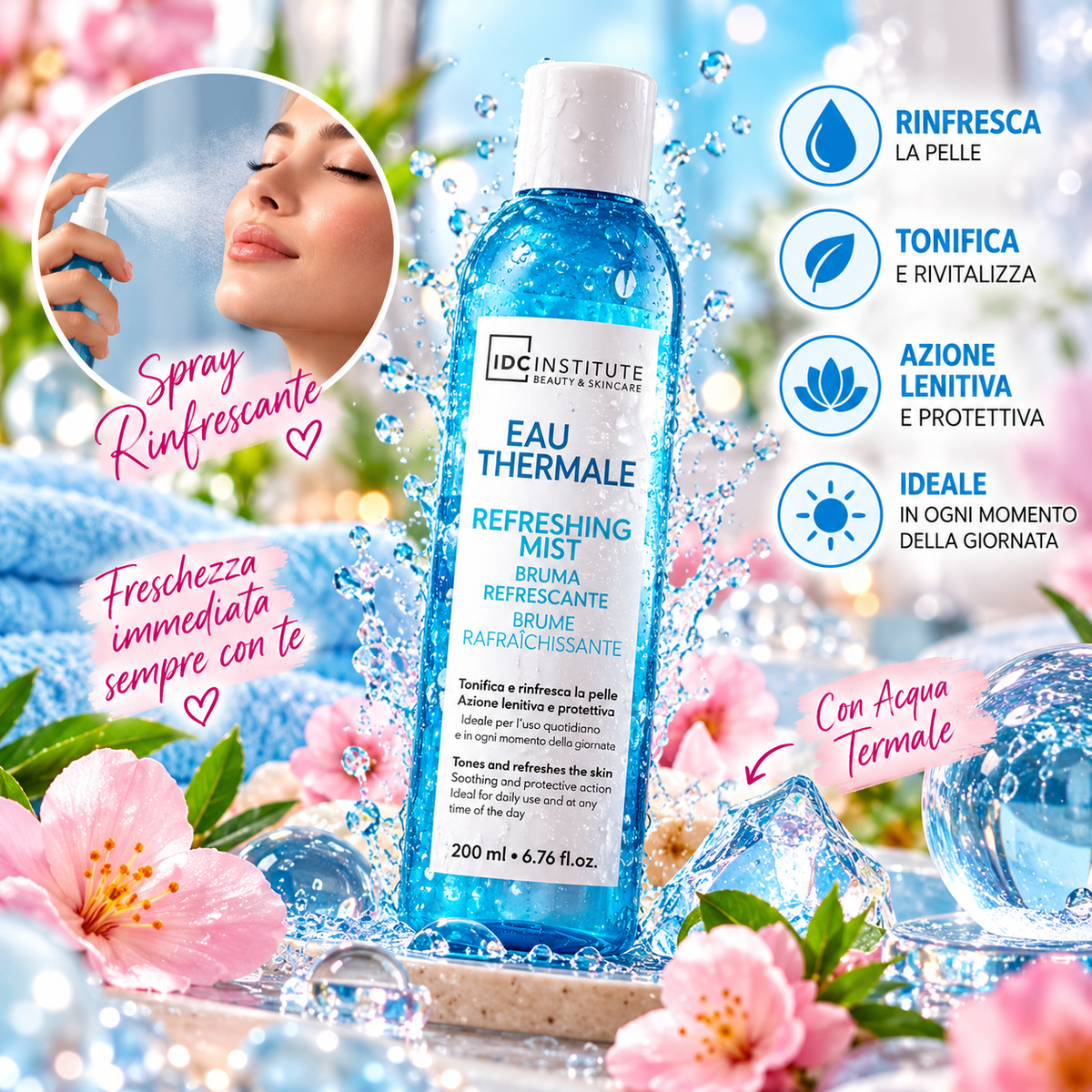 IDC INSTITUTE | Acqua termale 200ml