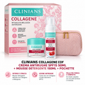 Clinians Collagene Coffret Viso – Crema Antirughe SPF15 + Mousse Detergente + Pochette