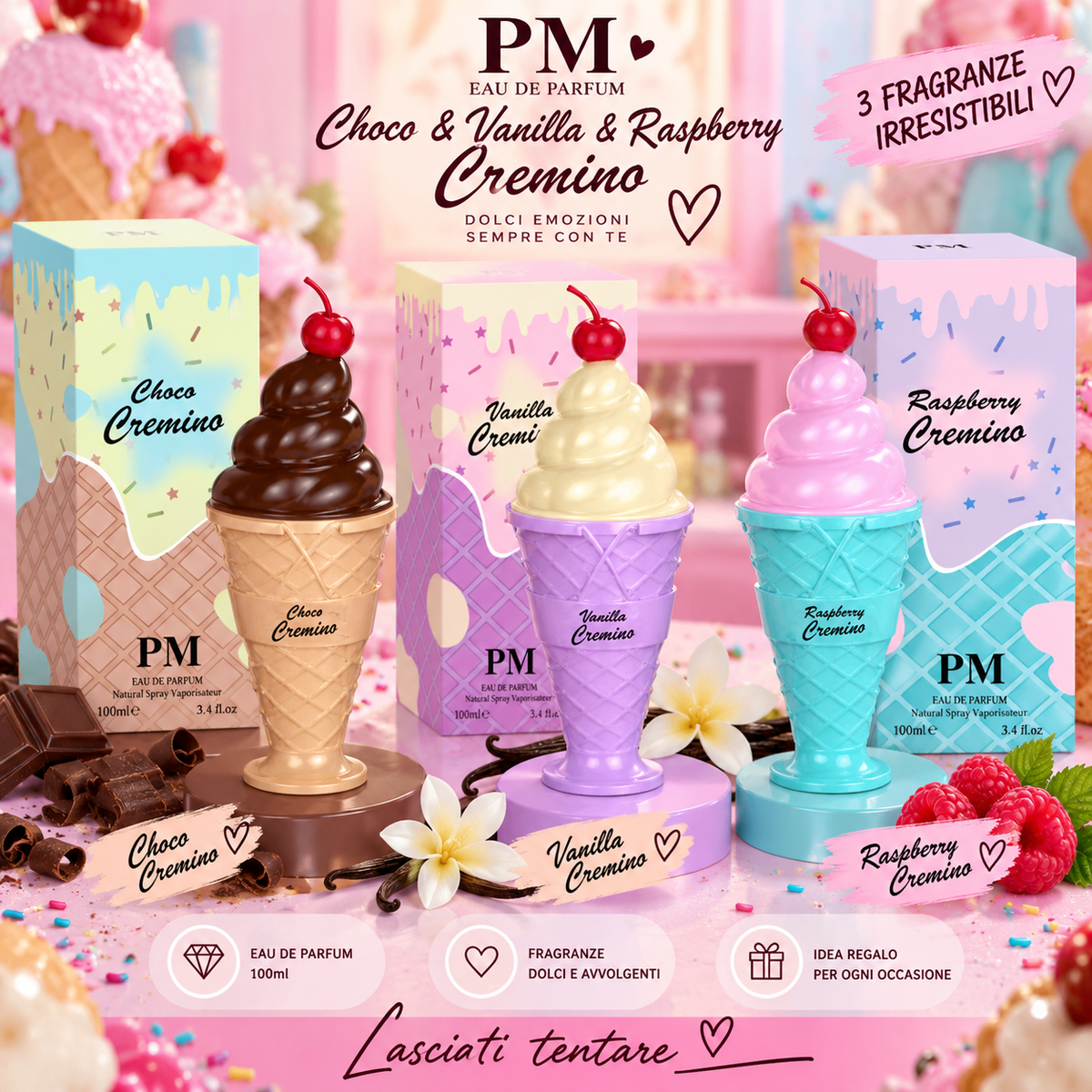 PM CHOCO CREMINO 100ml EQUIVALENZE