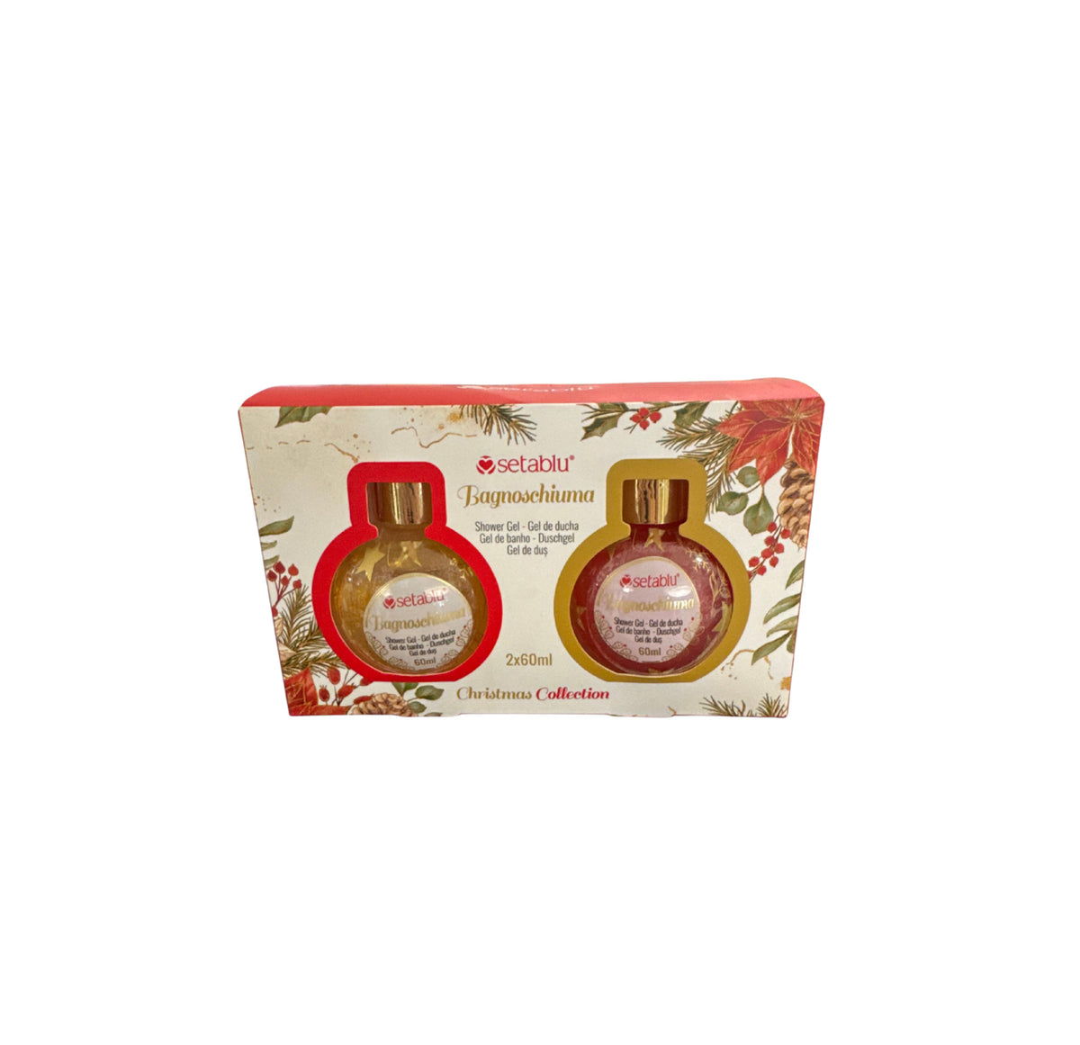 SETABLU BAGNOSCHIUMA 60ML SFERA XMAS 2PZ